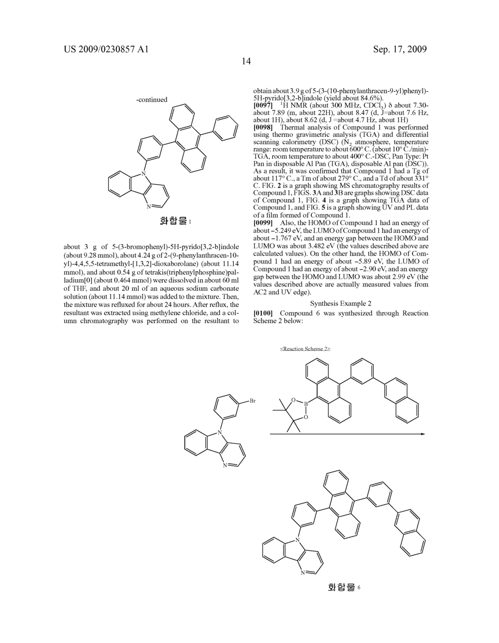 AROMATIC HETEROCYCLIC COMPOUND, ORGANIC LIGHT EMITTING DIODE COMPRISING ORGANIC LAYER COMPRISING THE SAME AND METHOD OF MANUFACTURING THE ORGANIC LIGHT EMITTING DIODE - diagram, schematic, and image 34