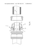 Transmission element for workpiece connections to be axially compressed and configuration for producing a nondetachable connection diagram and image