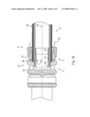 Transmission element for workpiece connections to be axially compressed and configuration for producing a nondetachable connection diagram and image