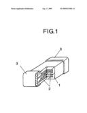 VOLTAGE NON-LINEAR RESISTOR CERAMIC COMPOSITION AND MULTILAYER VARISTOR USING THE SAME diagram and image