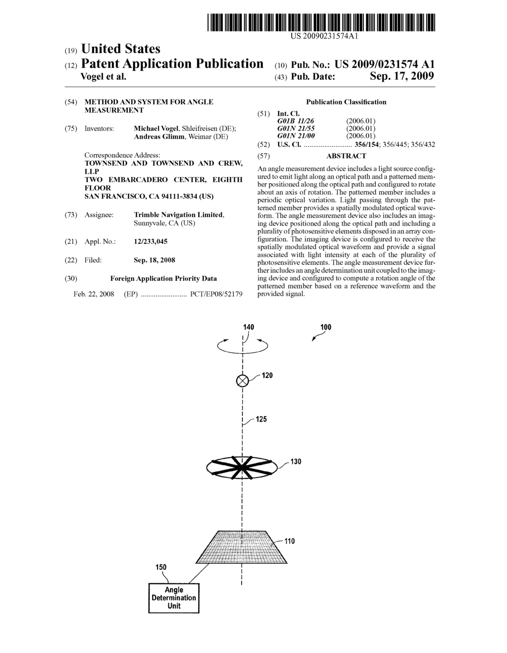 METHOD AND SYSTEM FOR ANGLE MEASUREMENT - diagram, schematic, and image 01