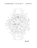 TIME PIECE FORMING A NAVIGATION AID FOR PILOTS AND SEAMEN diagram and image
