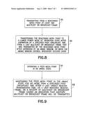 Wireless network including post groupcast time diagram and image