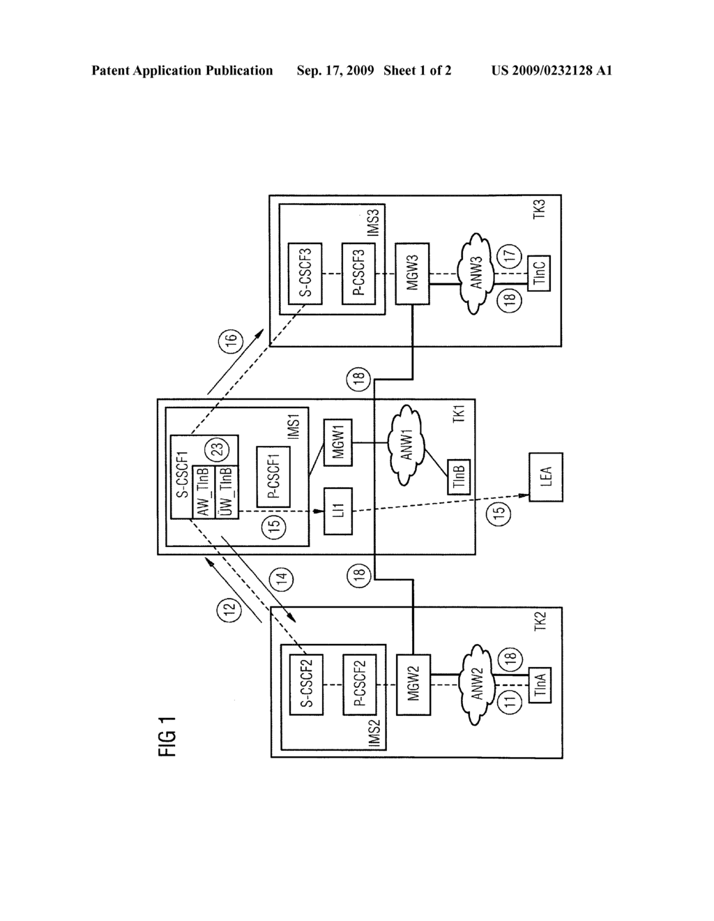 Method for Lawful Interception During Call Forwarding in a Packet-Oriented Telecommunication Network - diagram, schematic, and image 02