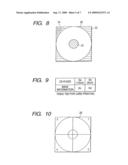 Printing apparatus and printing method with respect to medium diagram and image