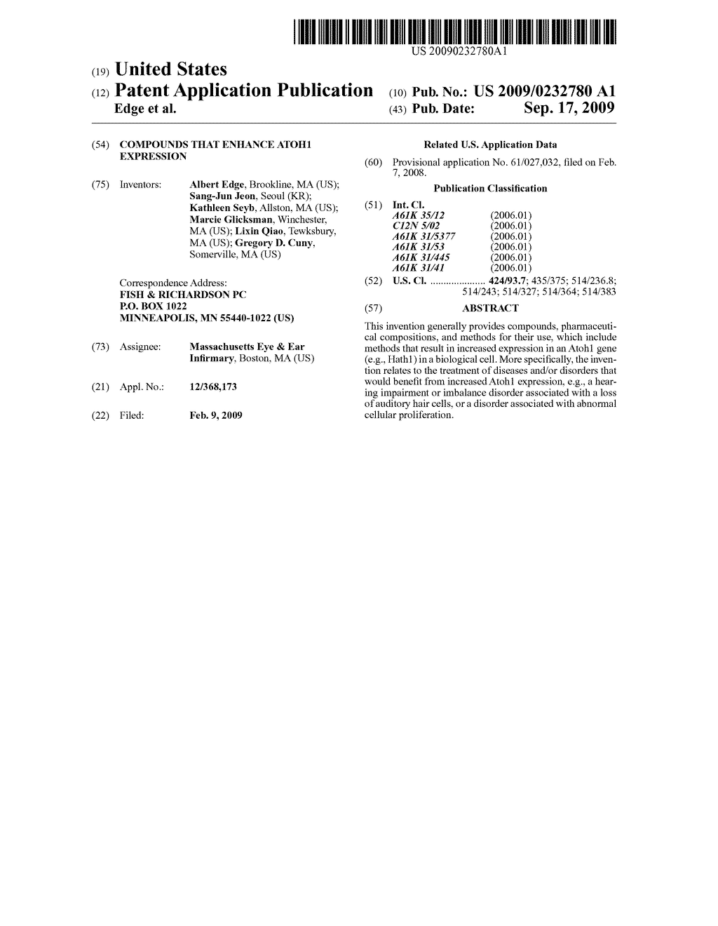 COMPOUNDS THAT ENHANCE ATOH1 EXPRESSION - diagram, schematic, and image 01