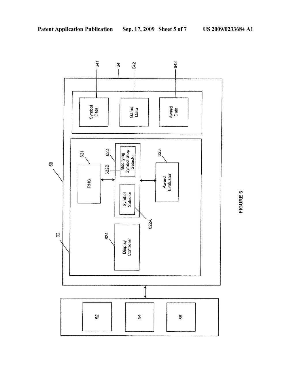 METHOD OF GAMING, A GAME CONTROLLER AND A GAMING SYSTEM - diagram, schematic, and image 06