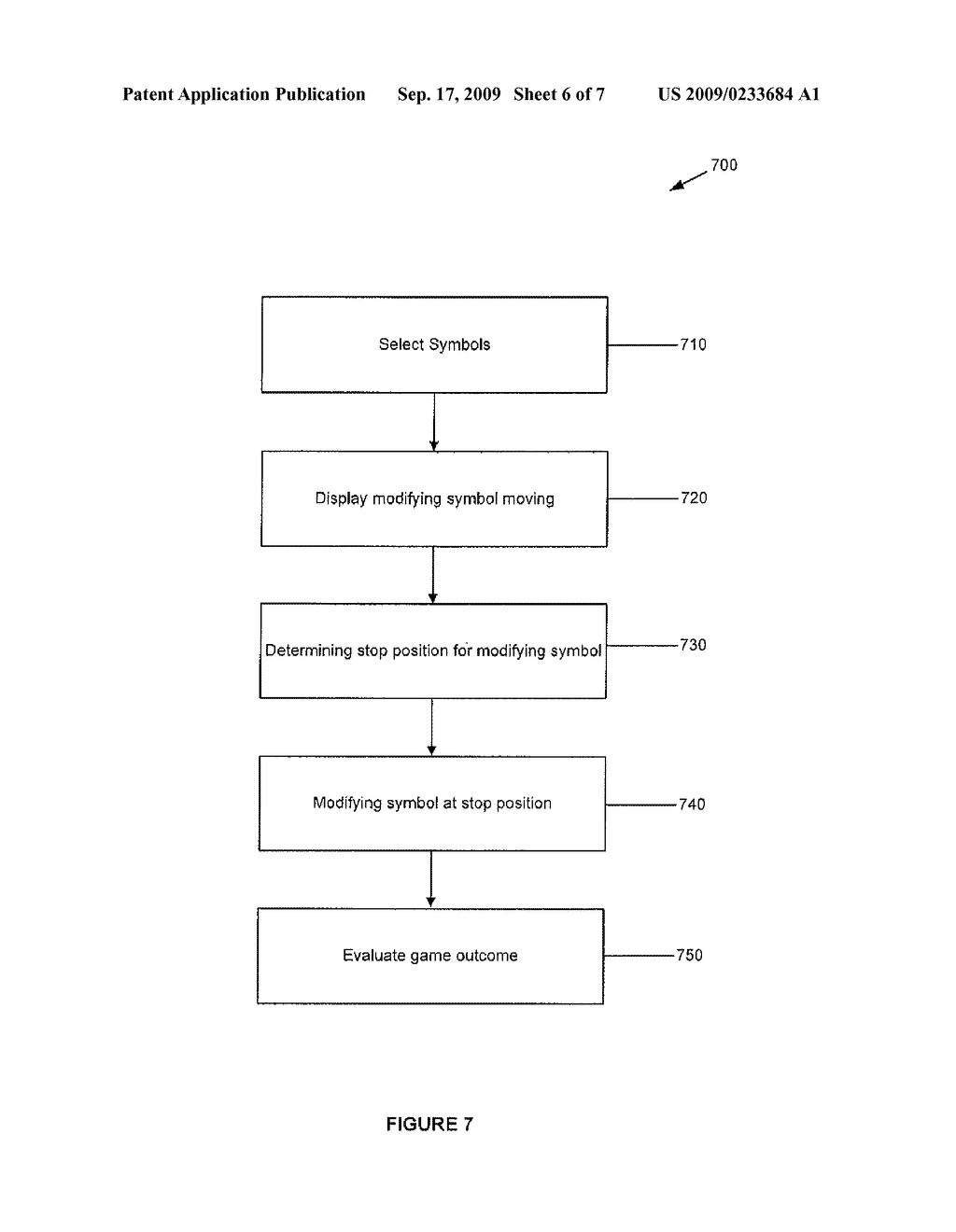 METHOD OF GAMING, A GAME CONTROLLER AND A GAMING SYSTEM - diagram, schematic, and image 07