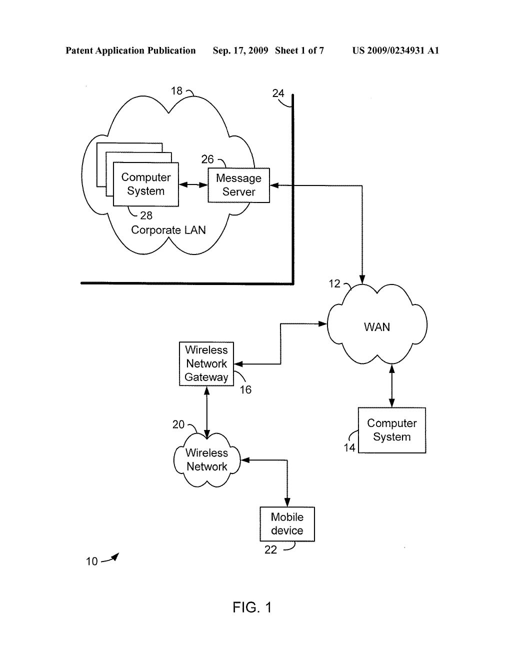 System and Method for Selecting Messaging Settings On A Messaging Client - diagram, schematic, and image 02