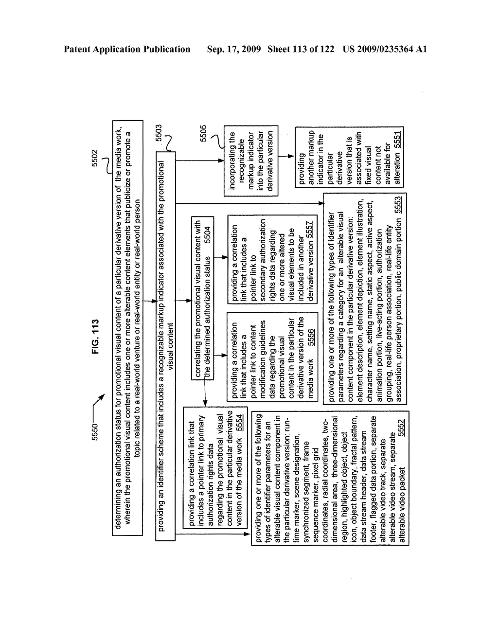 Media markup for promotional content alteration - diagram, schematic, and image 114