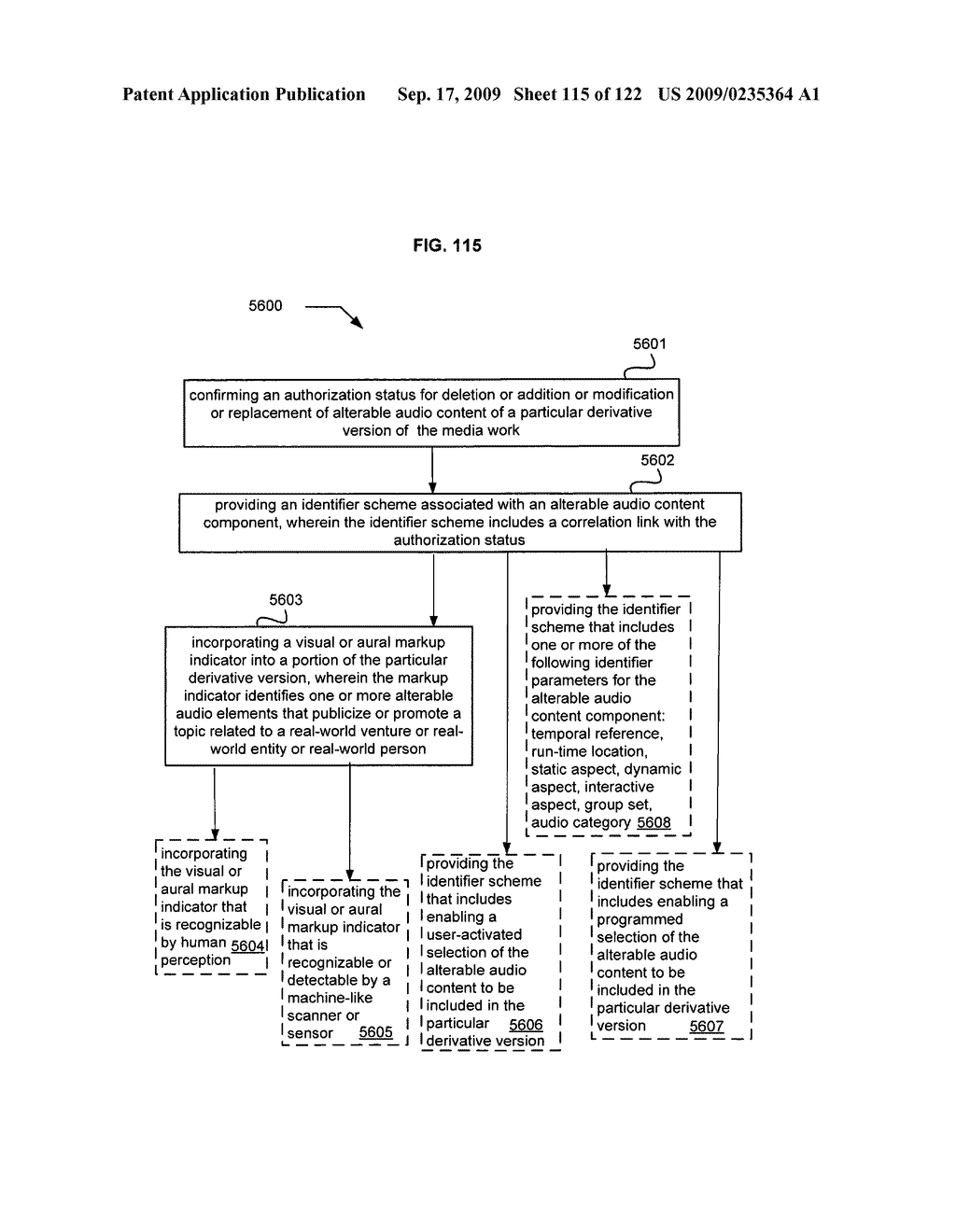 Media markup for promotional content alteration - diagram, schematic, and image 116