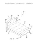 Panels, overlays, and inserts for furniture assemblies, and related methods diagram and image