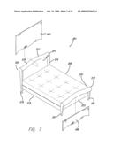 Panels, overlays, and inserts for furniture assemblies, and related methods diagram and image