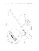 MANUALLY-OPERATED WHEELED SNOW SHOVELS WITH STEERABLE SHOVEL BLADES OR PLOWS diagram and image