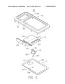 SLIDING MECHANISM FOR USE IN PORTABLE ELECTRONIC DEVICE diagram and image