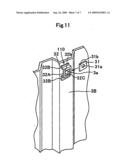 Structure for attaching dust collection electrode of wet electric dust collector diagram and image