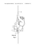 FOOT LOCK ASCENDER FOR ASCENDING ALONG A ROPE diagram and image