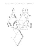 Portable receiving structure for receiving at least one electronic device diagram and image