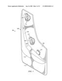 VEHICLE MUD FLAP WITH WHEEL LINER ATTACHMENT TAB diagram and image