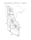 VEHICLE MUD FLAP WITH WHEEL LINER ATTACHMENT TAB diagram and image