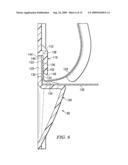 VEHICLE MUD FLAP WITH WHEEL LINER ATTACHMENT TAB diagram and image