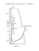 VEHICLE MUD FLAP WITH WHEEL LINER ATTACHMENT TAB diagram and image