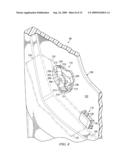 VEHICLE MUD FLAP WITH WHEEL LINER ATTACHMENT TAB diagram and image