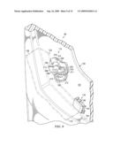 VEHICLE MUD FLAP WITH WHEEL LINER ATTACHMENT TAB diagram and image