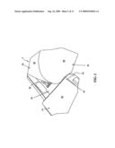 Travel trailer having improved turning radius diagram and image