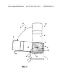 Travel trailer having improved turning radius diagram and image