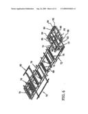 Travel trailer having improved turning radius diagram and image