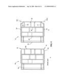 Travel trailer having improved turning radius diagram and image