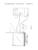 Computer display capable of receiving wireless signals diagram and image