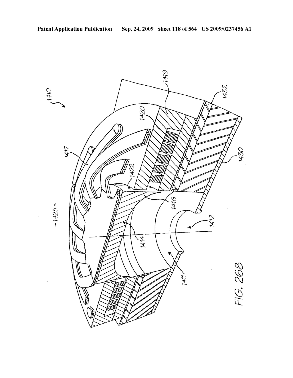 Inkjet Printhead With Paddle For Ejecting Ink From One Of Two Nozzles - diagram, schematic, and image 119