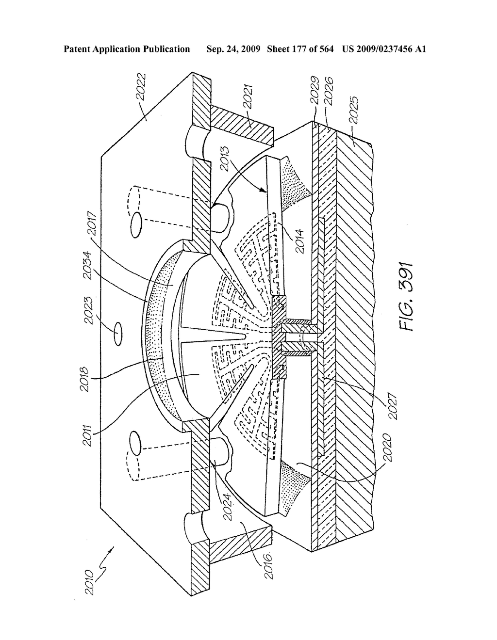 Inkjet Printhead With Paddle For Ejecting Ink From One Of Two Nozzles - diagram, schematic, and image 178