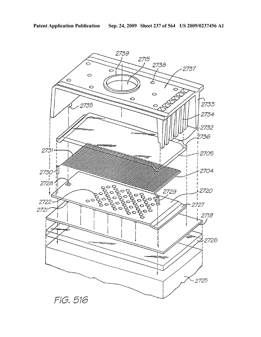 Inkjet Printhead With Paddle For Ejecting Ink From One Of Two Nozzles - diagram, schematic, and image 238