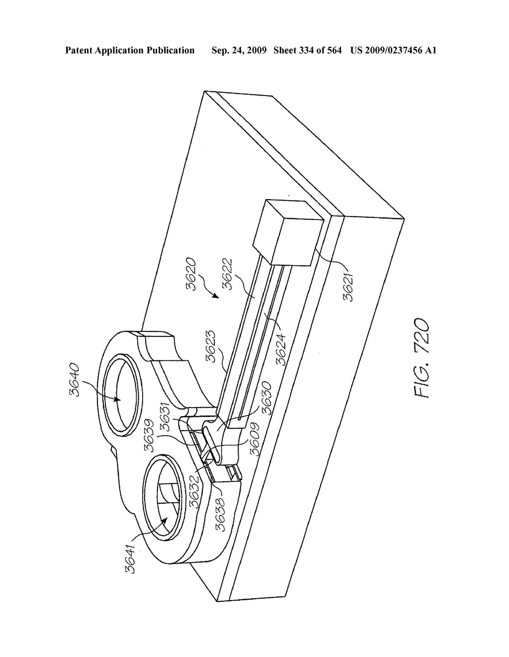 Inkjet Printhead With Paddle For Ejecting Ink From One Of Two Nozzles - diagram, schematic, and image 335