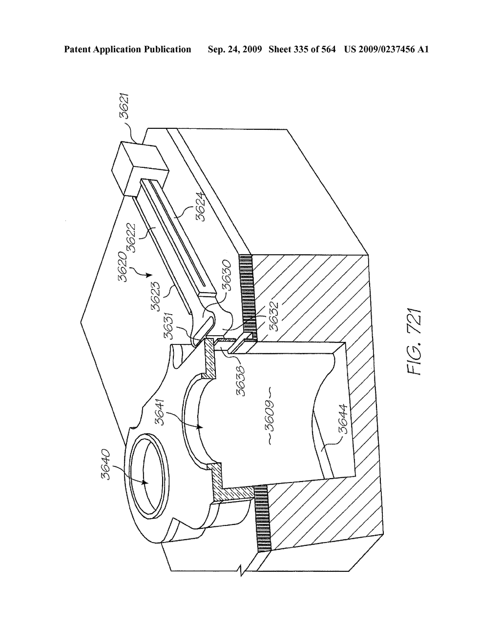 Inkjet Printhead With Paddle For Ejecting Ink From One Of Two Nozzles - diagram, schematic, and image 336