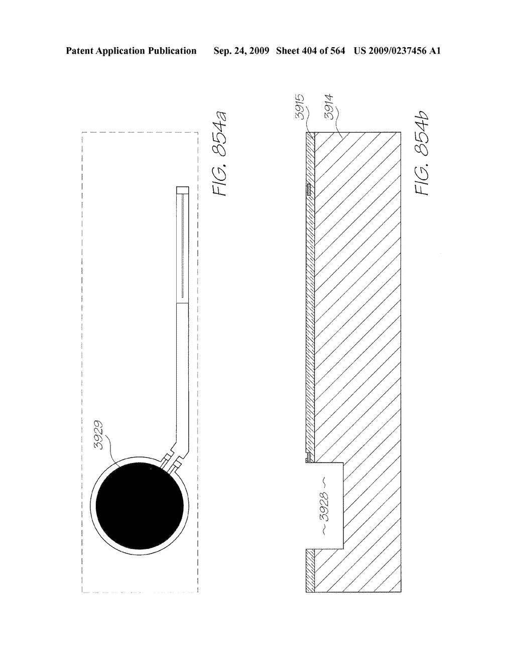Inkjet Printhead With Paddle For Ejecting Ink From One Of Two Nozzles - diagram, schematic, and image 405