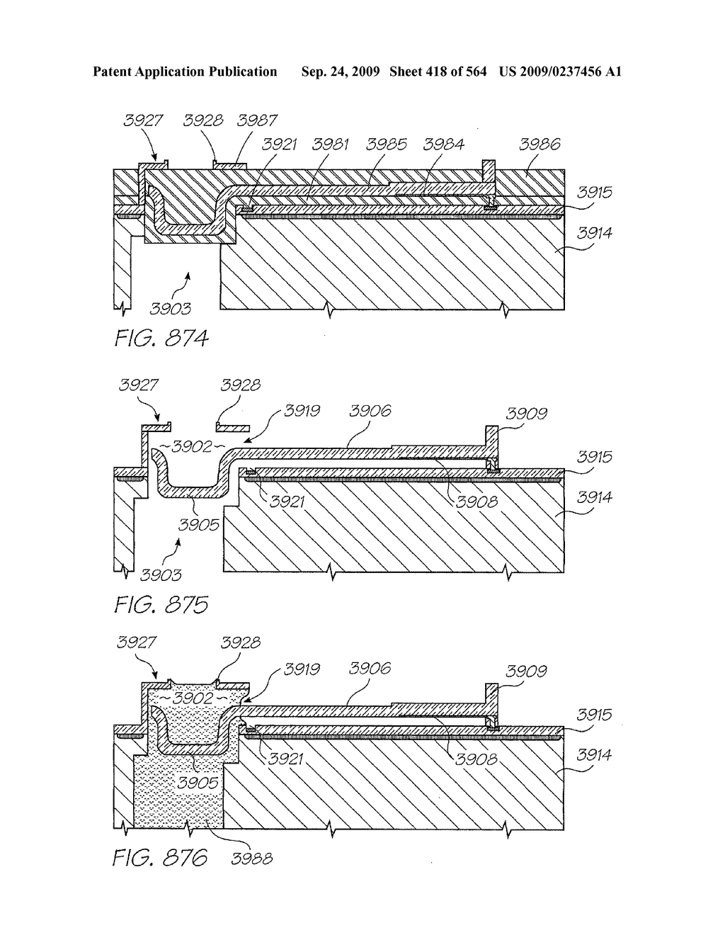 Inkjet Printhead With Paddle For Ejecting Ink From One Of Two Nozzles - diagram, schematic, and image 419