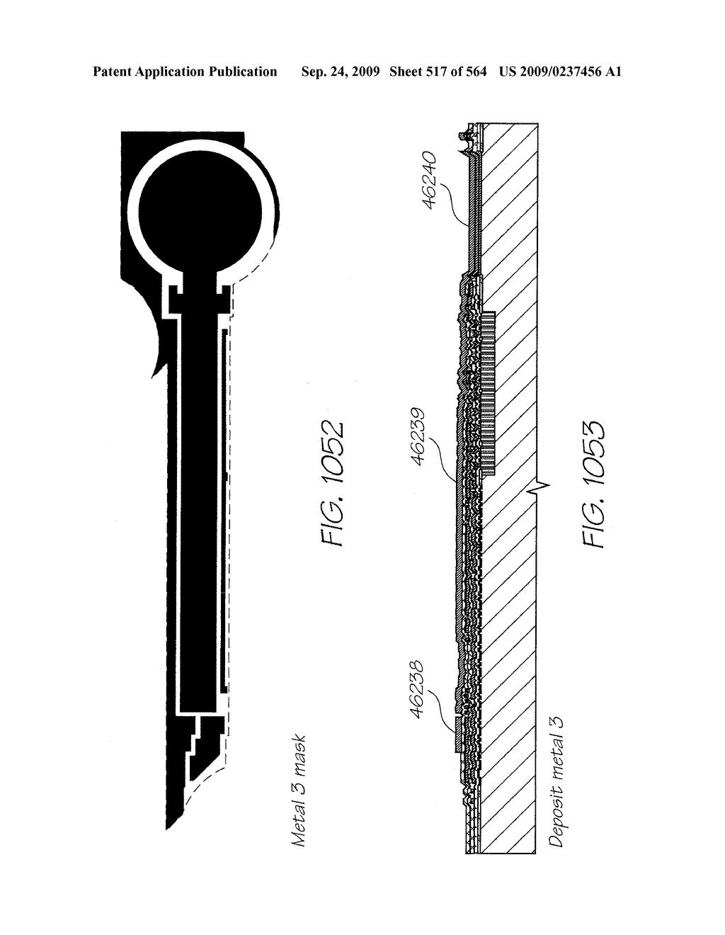 Inkjet Printhead With Paddle For Ejecting Ink From One Of Two Nozzles - diagram, schematic, and image 518