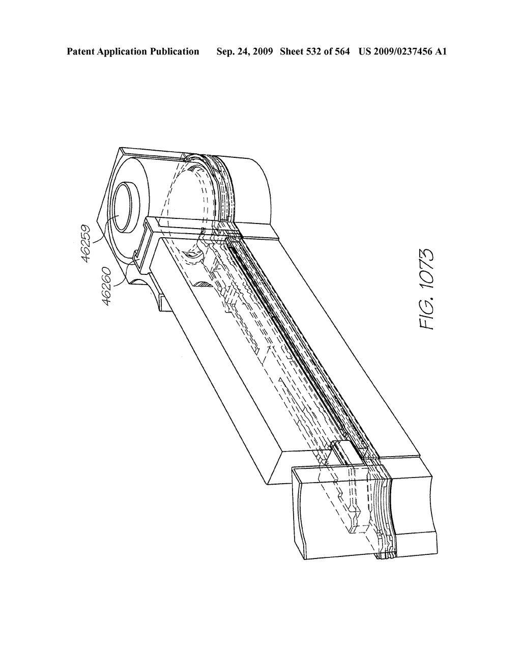 Inkjet Printhead With Paddle For Ejecting Ink From One Of Two Nozzles - diagram, schematic, and image 533