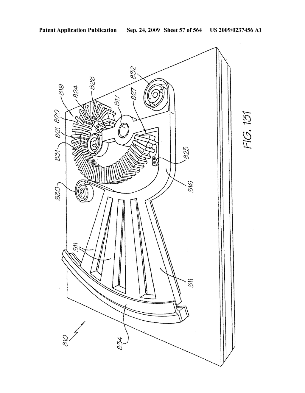Inkjet Printhead With Paddle For Ejecting Ink From One Of Two Nozzles - diagram, schematic, and image 58