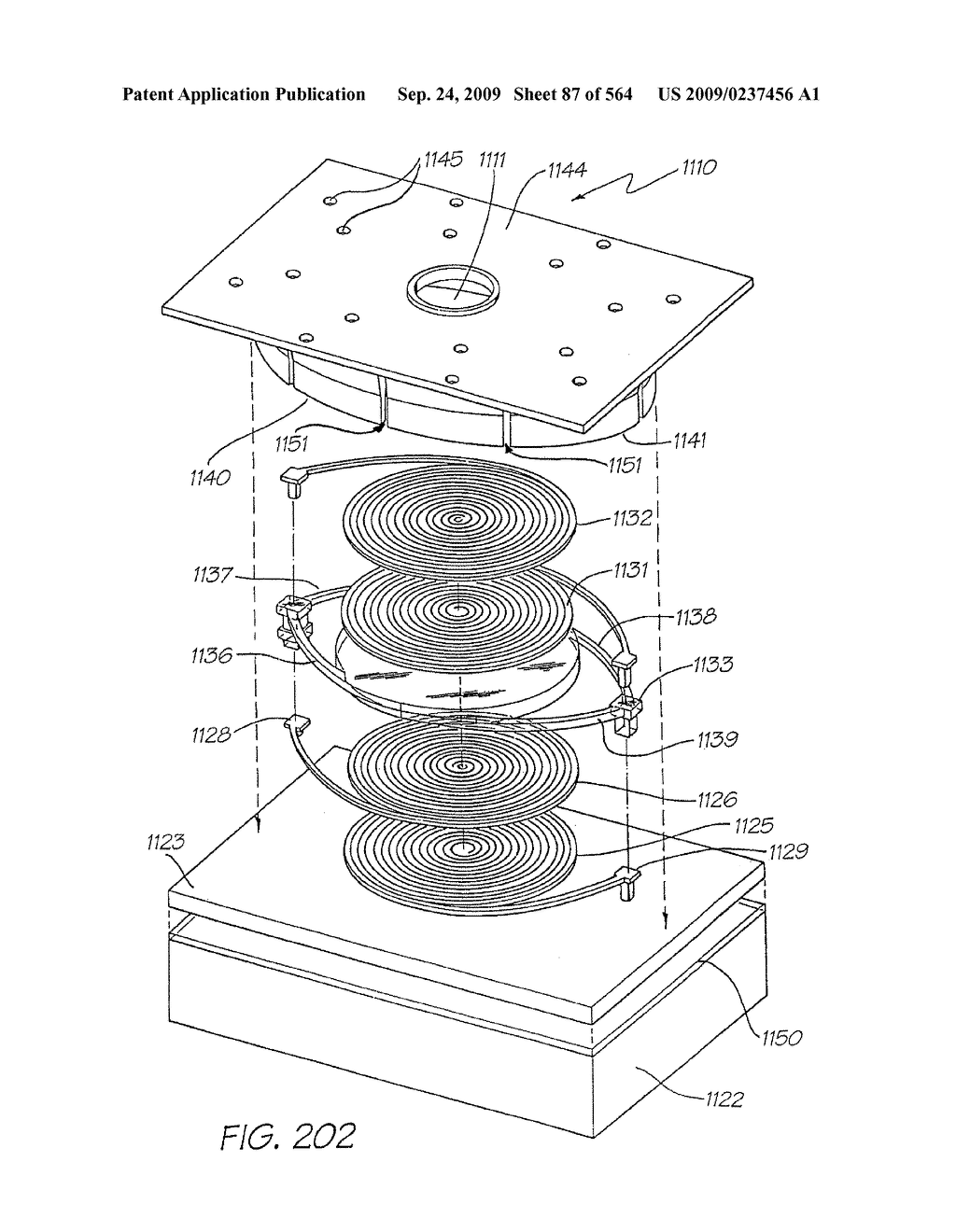 Inkjet Printhead With Paddle For Ejecting Ink From One Of Two Nozzles - diagram, schematic, and image 88