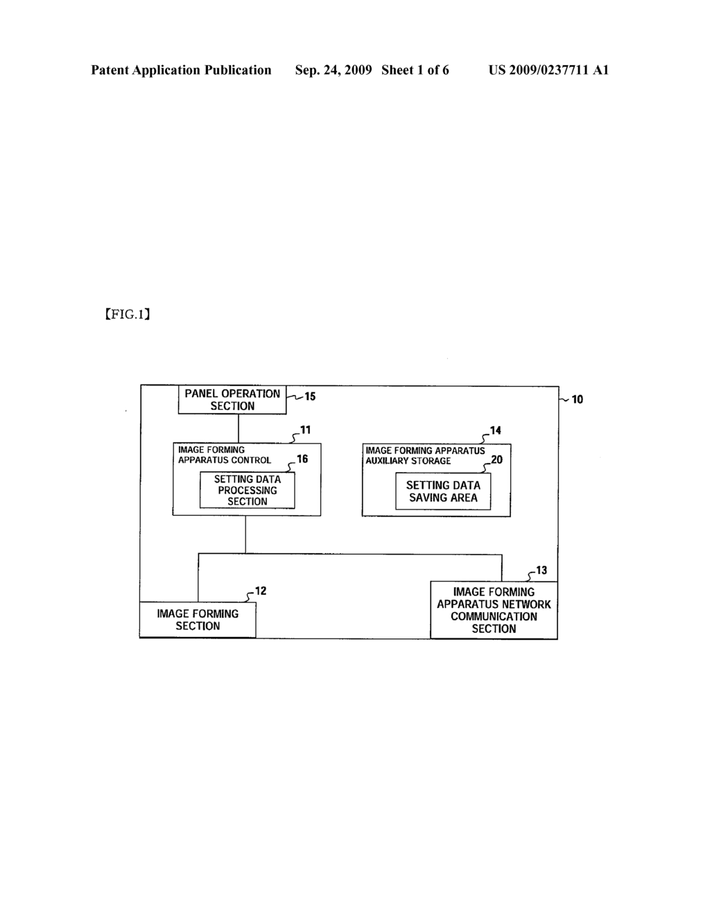 IMAGE FORMING APPARATUS AND DATA SAVING METHOD FOR AN IMAGE FORMING APPARATUS - diagram, schematic, and image 02