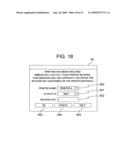 Print managing apparatus, print managing method, and program diagram and image