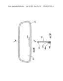 VEHICULAR INTERIOR ELECTROCHROMIC REARVIEW MIRROR ASSEMBLY diagram and image