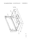 SUITCASE COMPARTMENTALIZED FOR SECURITY INSPECTION AND SYSTEM diagram and image