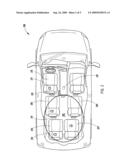 Location based audio reception zone system for use with vehicular entertainment systems diagram and image