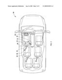 Location based audio reception zone system for use with vehicular entertainment systems diagram and image